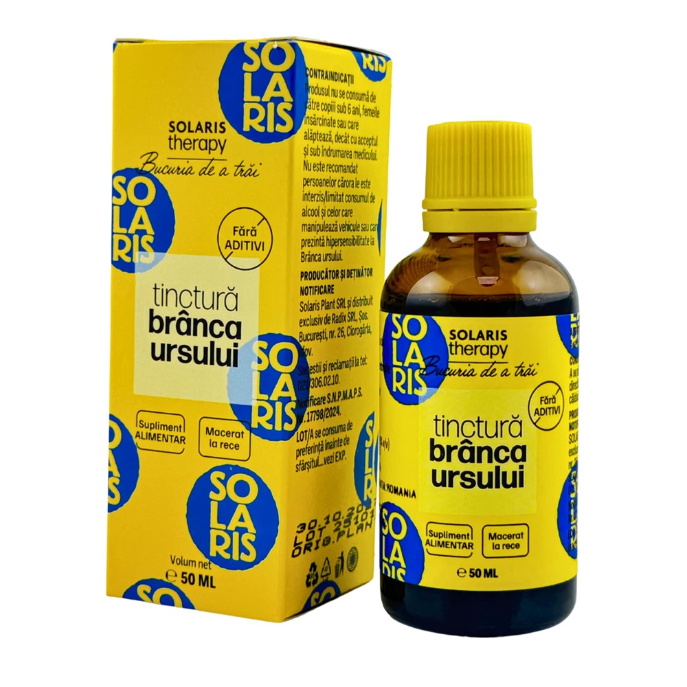Tinctura de branca ursului Therapy, 50 ml, Solaris