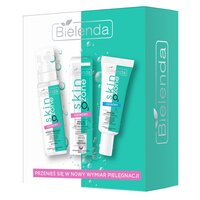 Pachet Crema-gel oxigenanta si hidratanta cu ozon, 50 ml + Roll-on pentru ochi, 15 ml + Lotiune tonifianta cu ozon, 100 ml, Bielenda