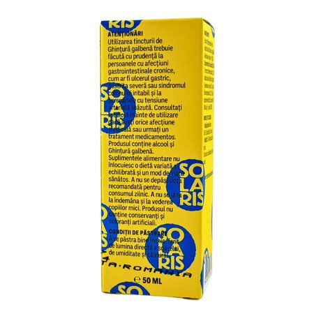 Tinctura de Ghintura galbena Therapy, 50 ml, Solaris 684154