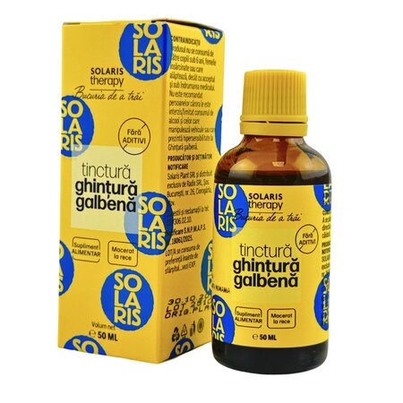 Tinctura de Ghintura galbena Therapy, 50 ml, Solaris 684153