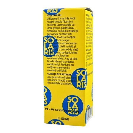 Tinctura de nuca neagra Therapy, 50 ml, Solaris 684167