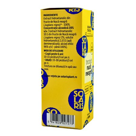 Tinctura de nuca neagra Therapy, 50 ml, Solaris 684168