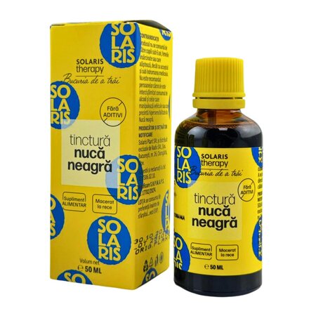 Tinctura de nuca neagra Therapy, 50 ml, Solaris 684166