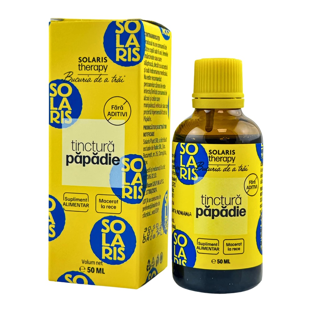 Tinctura de papadie Therapy, 50 ml, Solaris