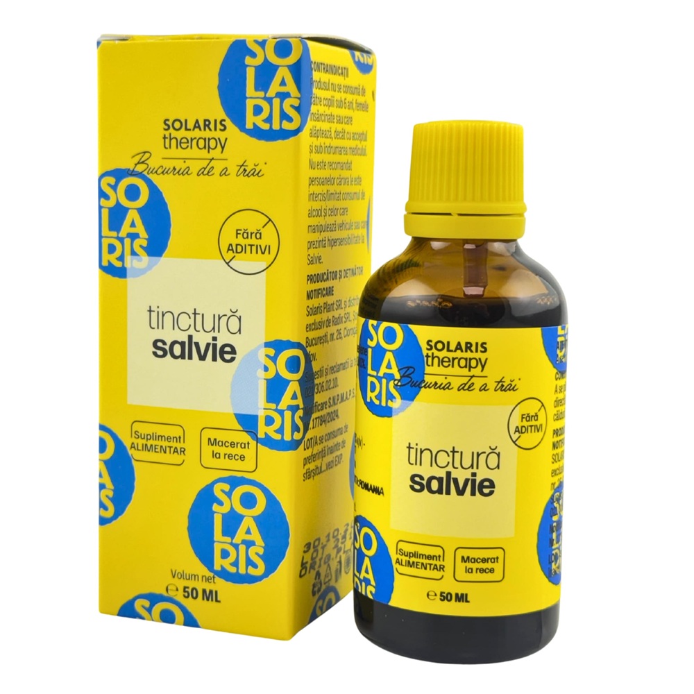 Tinctura de salvie Therapy, 50 ml, Solaris