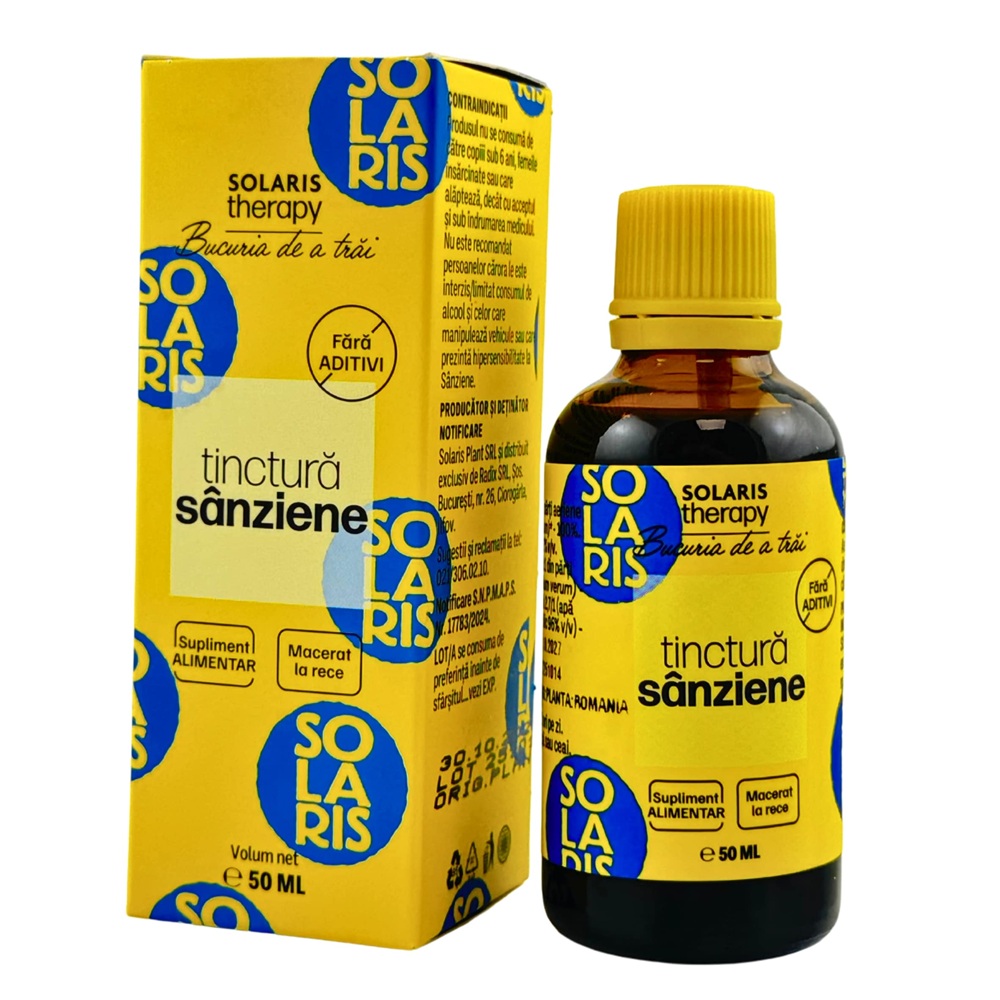 Tinctura de sanziene Therapy, 50 ml, Solaris