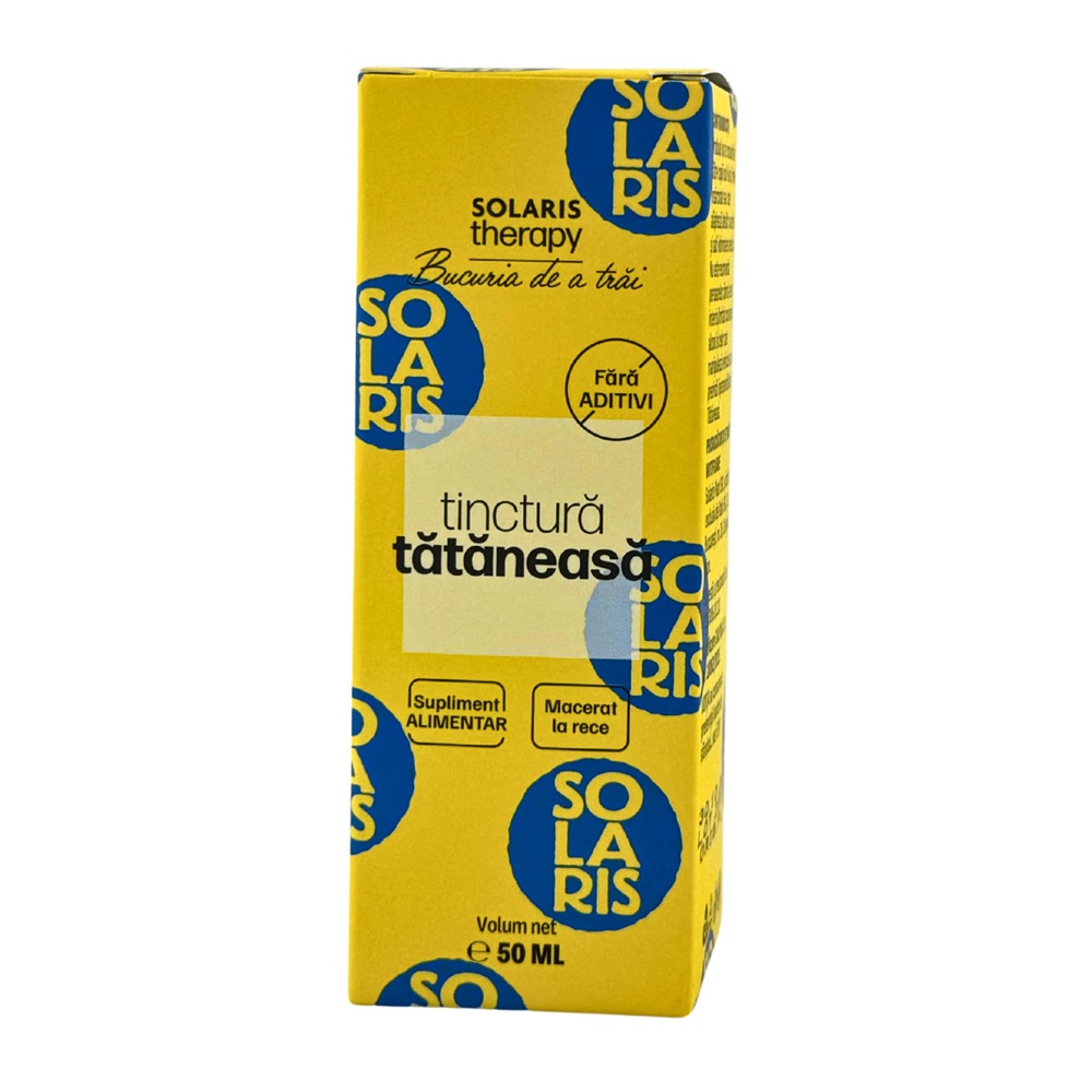 Tinctura de tataneasa Therapy, 50 ml, Solaris
