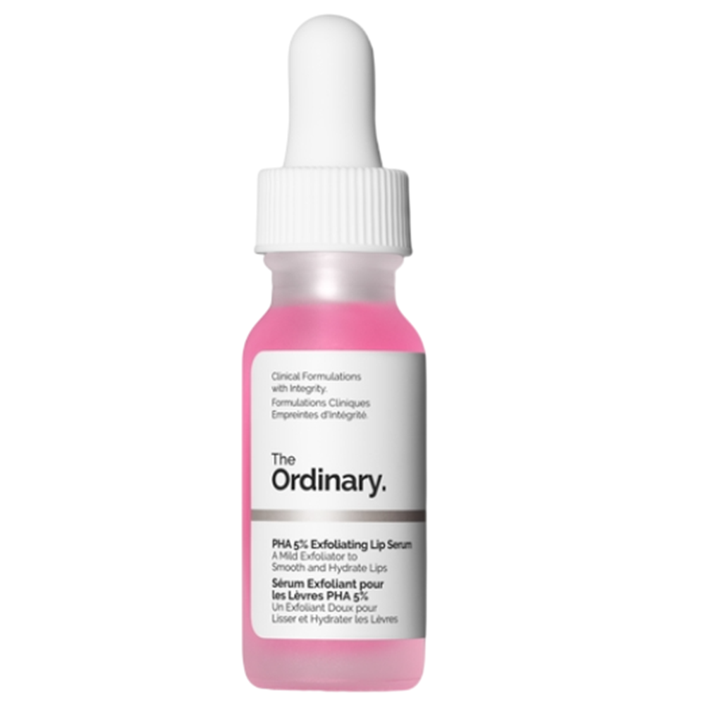 Serum exfoliant cu 5% PHA pentru buze, 15 ml, The Ordinary