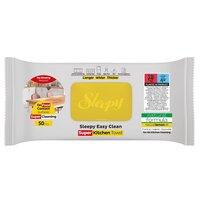 Servetele umede pentru bucatarie Lemon Oil Easy Clean, 50 bucati, Sleepy