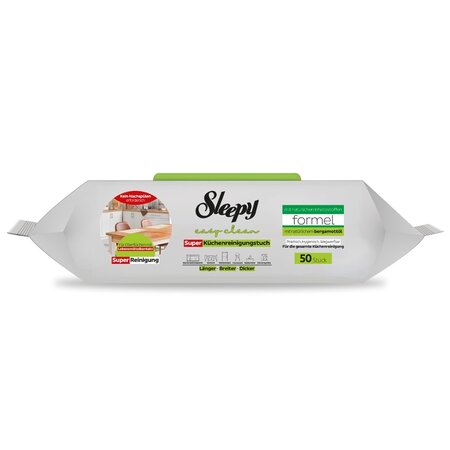 Servetele umede pentru bucatarie Bergamot Oil Easy Clean, 50 bucati, Sleepy 684449