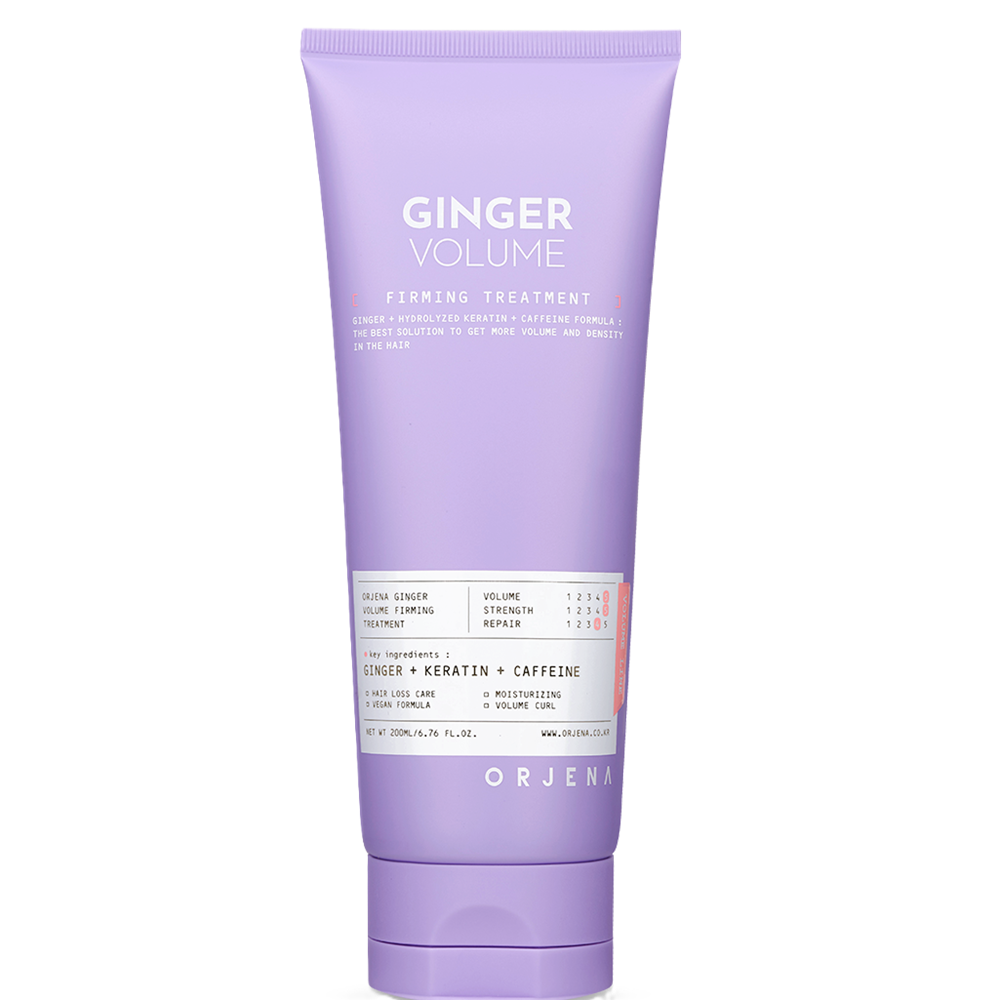 Tratament pentru par deteriorat si uscat Ginger Volume Firming, 200 ml, Orjena