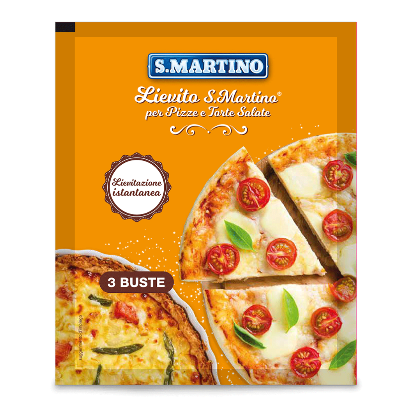 Drojdie instant fara gluten, 3 plicuri x 16 g, S. Martino