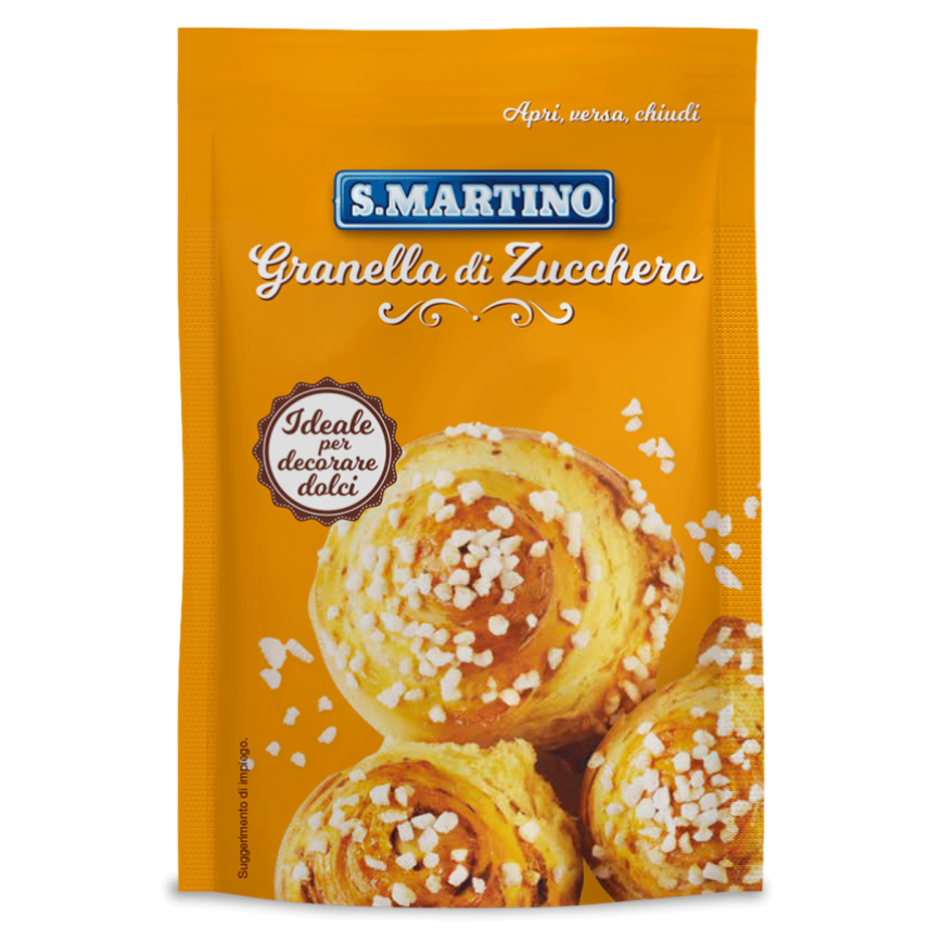 Zahar granulat fara gluten pentru decor, 125 g, S. Martino
