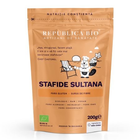 Stafide eco Sultana, 200 g, Republica Bio