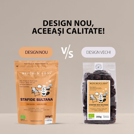 Stafide eco Sultana, 200 g, Republica Bio 702157