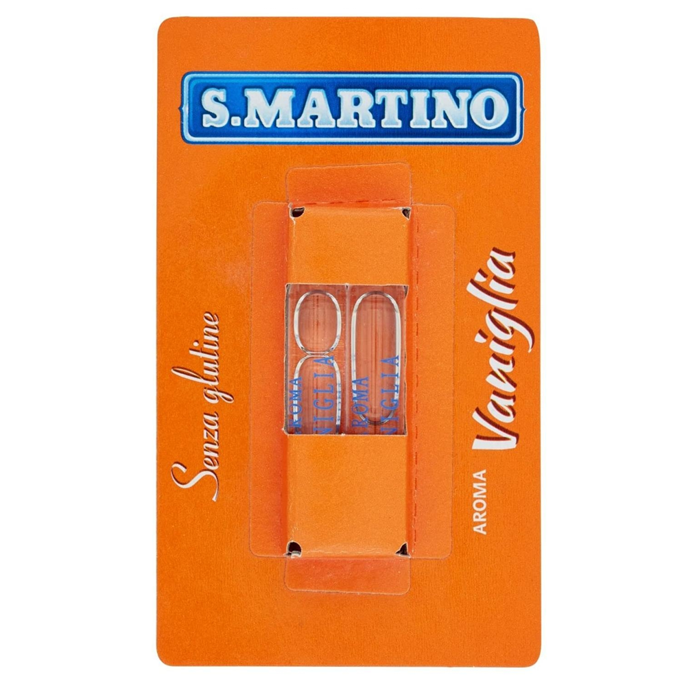 Esenta de vanilie fara gluten, 2 fiole x 2 ml, S. Martino