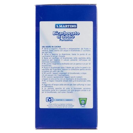 Bicarbonat de sodiu pur pentru uz alimentar, 500 g, S. Martino 684578