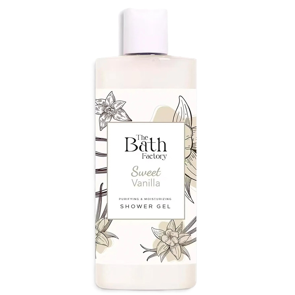 Gel de dus Sweet Vanilla, 400 ml, The Bath Factory