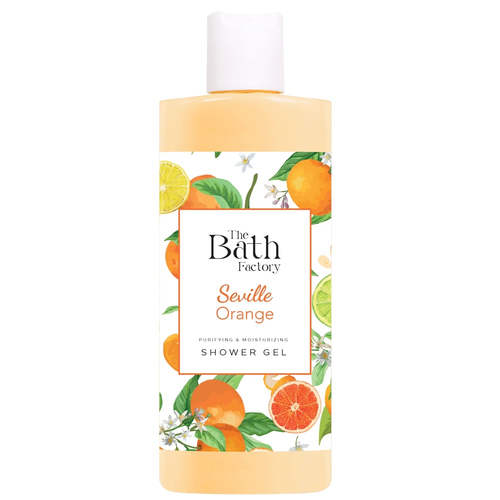 Gel de dus Seville Orange, 400 ml, The Bath Factory