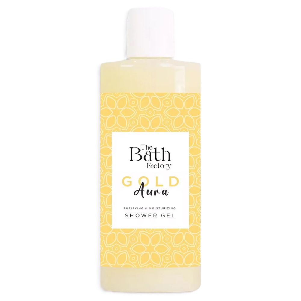 Gel de dus Gold Aura, 400 ml, The Bath Factory