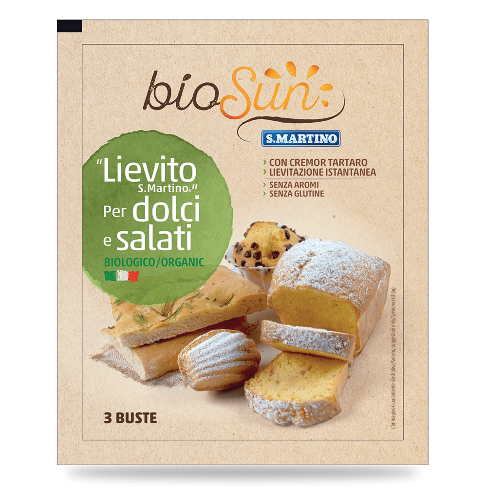 Praf de copt bio vegan BioSun, 3 plicuri x 16 g, S. Martino