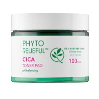 Dischete imbibate cu toner calmant Phyto Relieful Cica Toner Pad, 100 bucati, Thank You Farmer