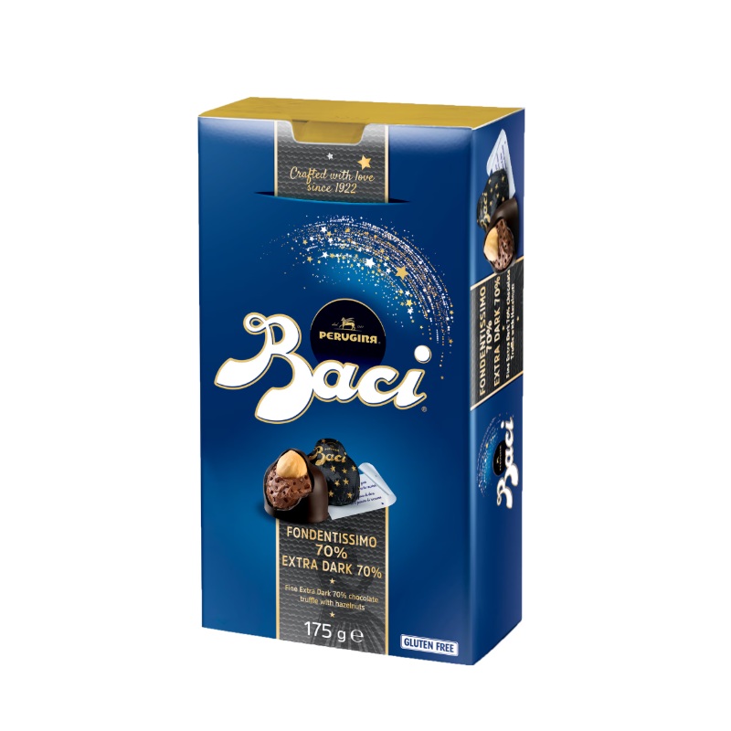 Praline cu 70% ciocolata neagra, 175 g, Baci