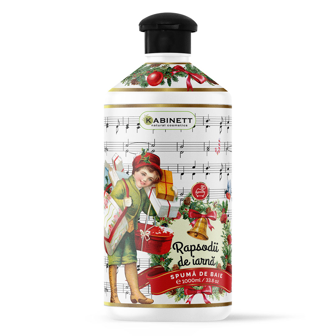 Spuma de baie Rapsodii de Iarna, 1000 ml, Kabinett Natural Cosmetics