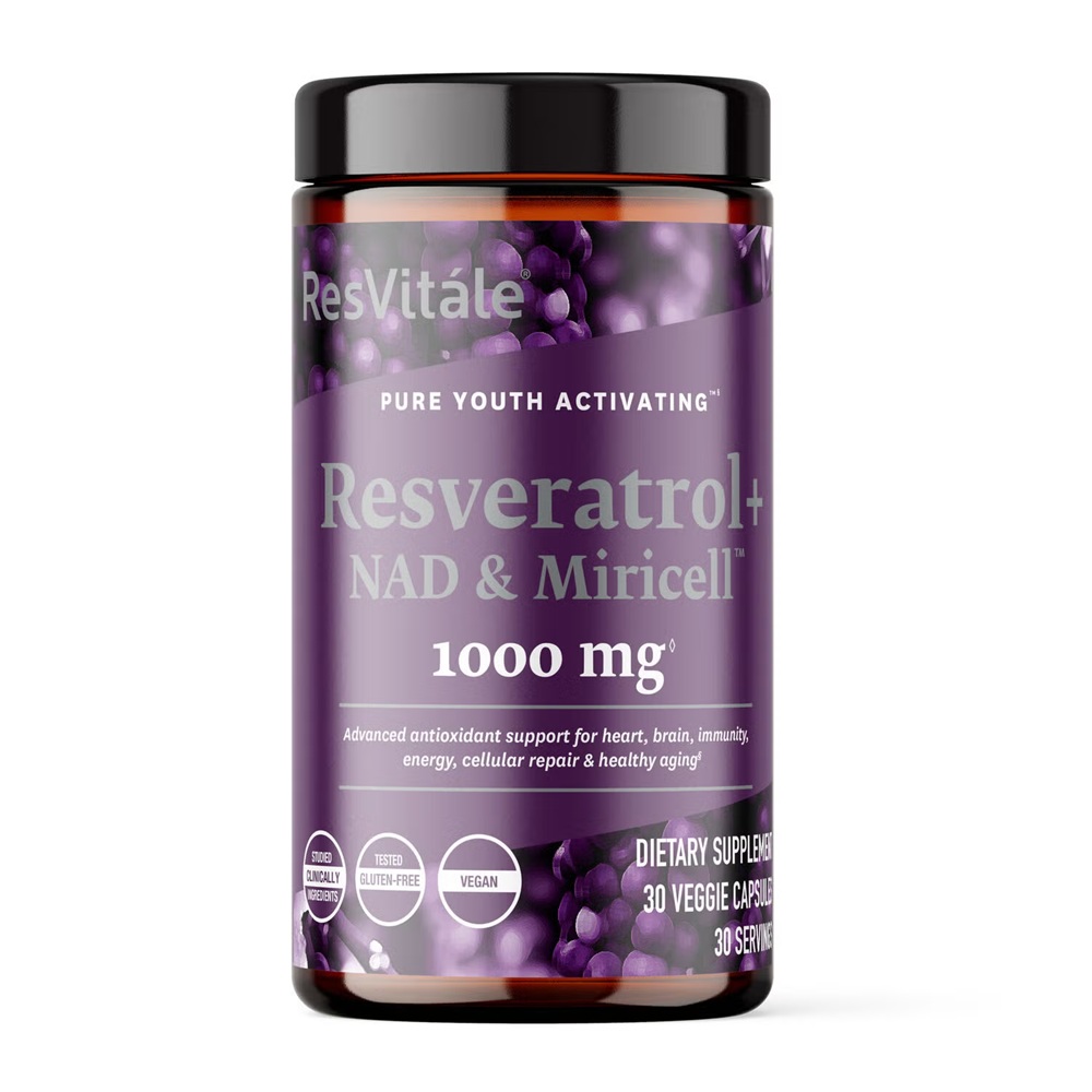 Resveratrol + NAD & Miricell, 30 capsule, ResVitale