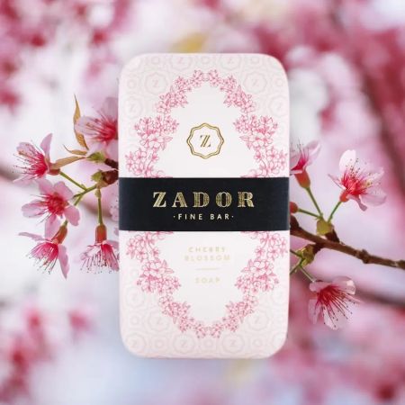 Sapun solid cu aroma delicata de flori de cires Cherry Blossom, 160 g, Zador 685055