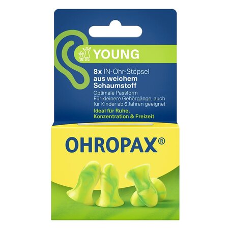 Dopuri de urechi subtiri Young, 10 bucati, Ohropax 684769