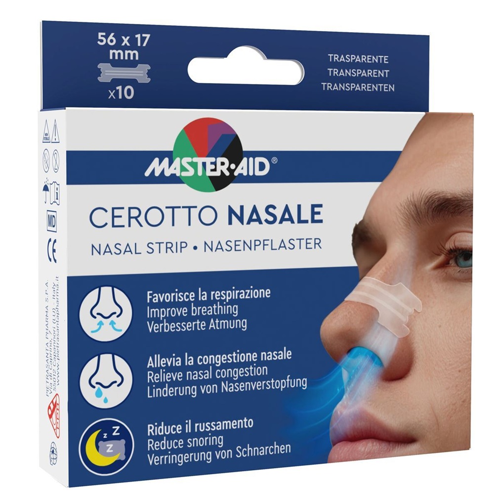 Plasturi nazali Master-Aid, 10 bucati, Pietrasanta Pharma