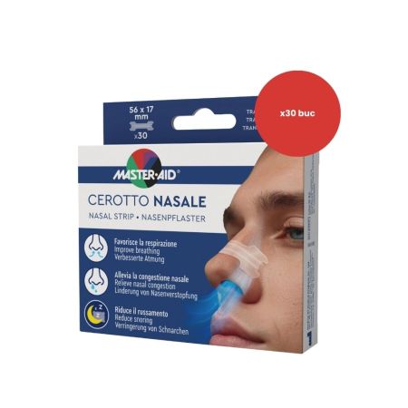 Plasturi nazali Master-Aid, 30 bucati, Pietrasanta Pharma 684803