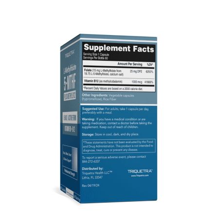 L-Methylfolate 5-MTHF, 60 capsule, GNC 685220