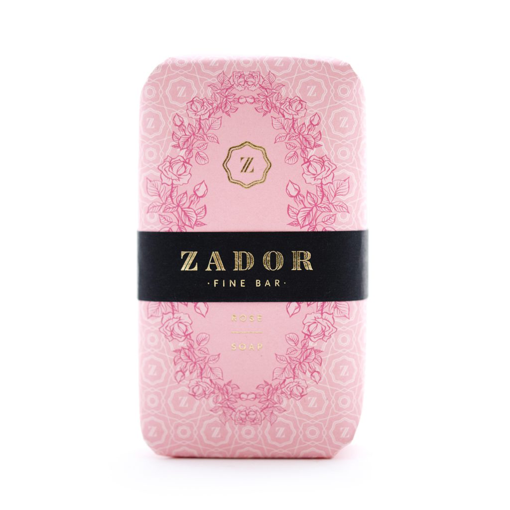 Sapun solid cu aroma florala de trandafir Rose, 160 g, Zador