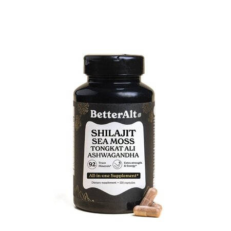Shilajit Sea Moss Better Alt, 120 capsule, GNC 685198