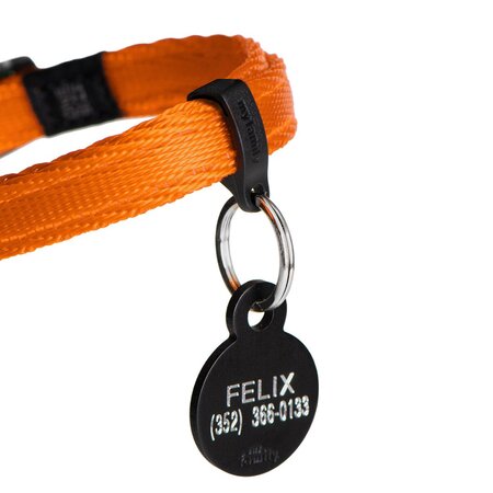 Zgarda orange pentru pisici, 1 bucata, My Family Memopet 684888