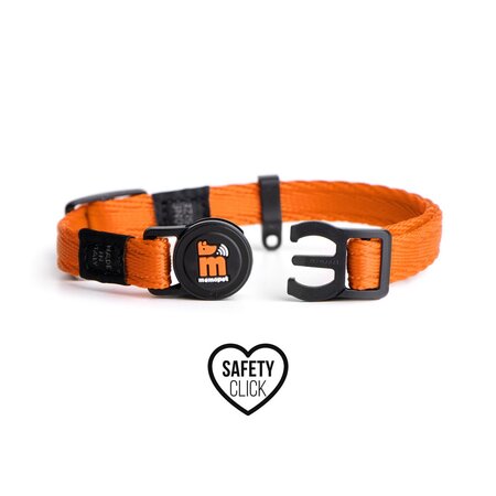 Zgarda orange pentru pisici, 1 bucata, My Family Memopet 684889