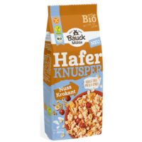 Musli din ovaz cu alune de padure, 300 g, Bauckhof