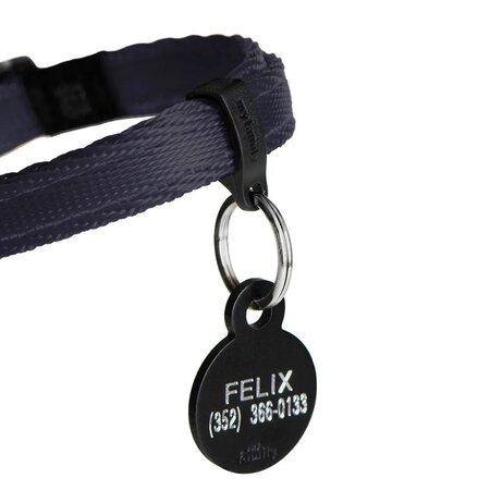 Zgarda albastru-inchis pentru pisici, 1 bucata, My Family Memopet 684908
