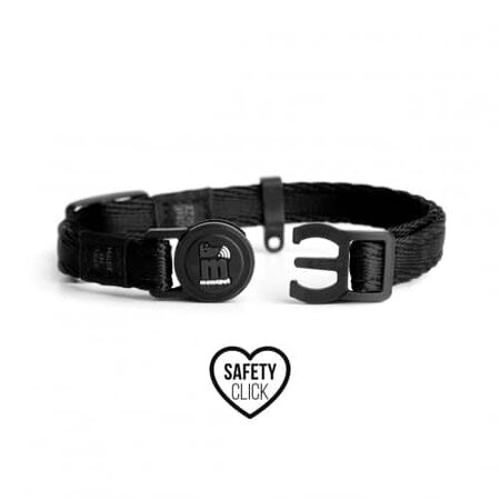 Zgarda neagra pentru pisici, 1 bucata, My Family Memopet 684913