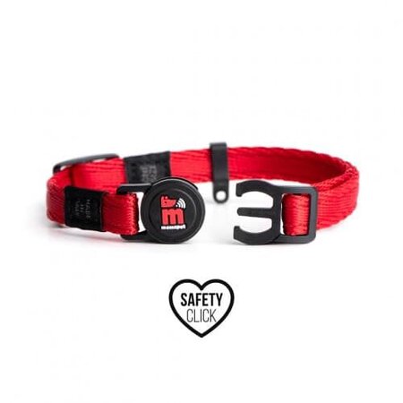 Zgarda rosie pentru pisici, 1 bucata, My Family Memopet 684919