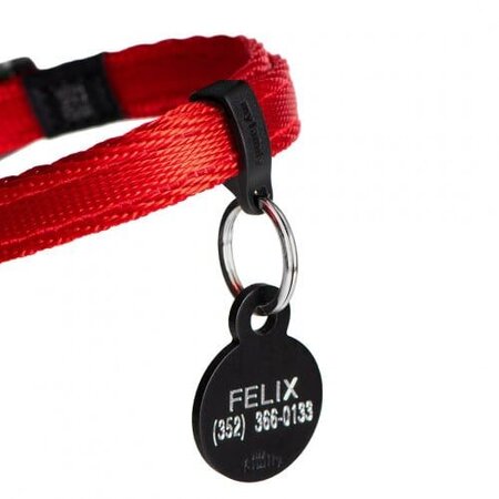 Zgarda rosie pentru pisici, 1 bucata, My Family Memopet 684918