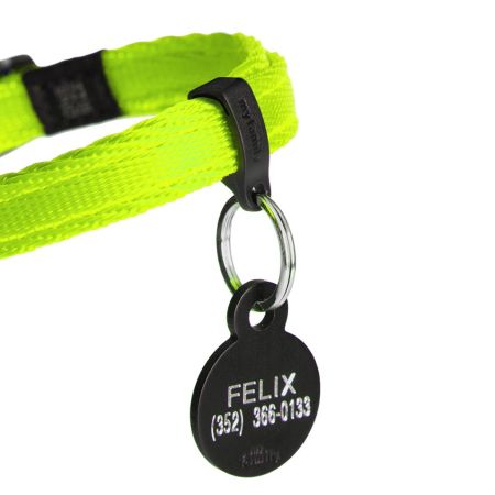 Zgarda verde pentru pisici, 1 bucata, My Family Memopet 684925