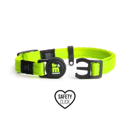 Zgarda verde pentru pisici, 1 bucata, My Family Memopet 684924
