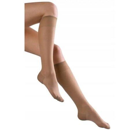 Ciorapi compresivi pana la genunchi Bej Marimea 36-38 (23-25) Phlebo 70 Travel, 1 pereche, Avicenum 684981