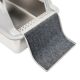 Litiera din inox pentru pisici, marimea XL, Shaw 685018