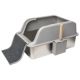 Litiera din inox pentru pisici, marimea XL, Shaw 685020
