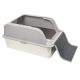Litiera din inox pentru pisici, marimea XL, Shaw 685017