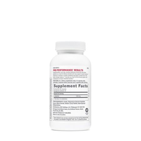 L-Glutamina Pro Performance, 1500 mg, 90 capsule, GNC 685094